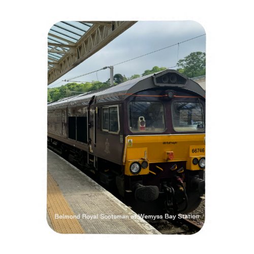 Belmond Royal Scotsman at Wemyss Bay Station on a Magnet