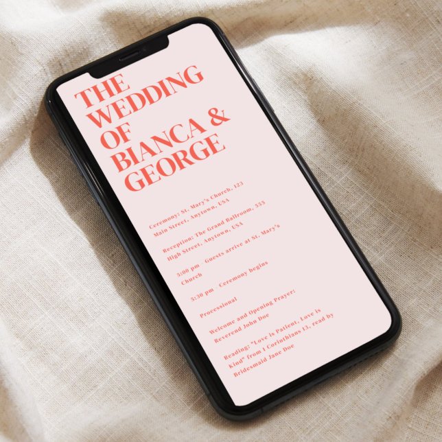 Belmont Digital Wedding Ceremony Program (Creator Uploaded)