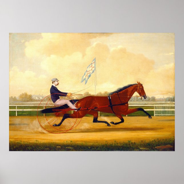 Belmont Driving Park - C Humphreys Fine Art Poster (Front)