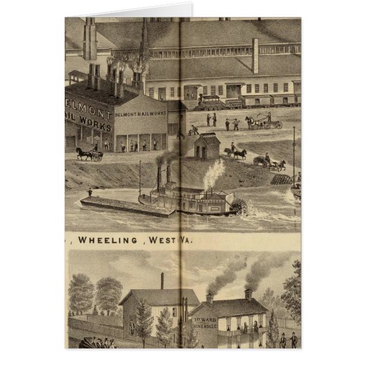 Belmont Nail Works, Wheeling Cards (Front)