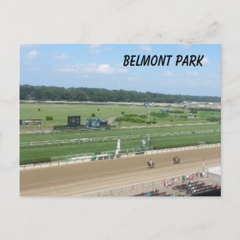 Belmont Park Postcard by qopelrecords at Zazzle