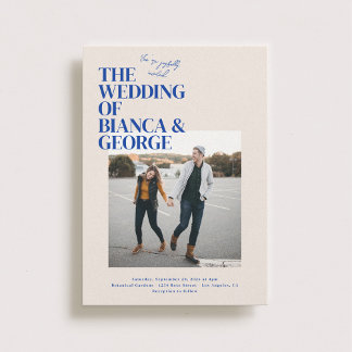 Belmont Photo Wedding Invitation