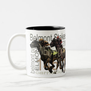 Belmont Stakes 145 Two-Tone Coffee Mug