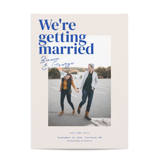 Belmont Wedding Save the Date Invitation