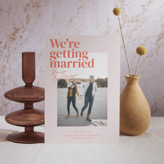 Belmont Wedding Save the Date Invitation