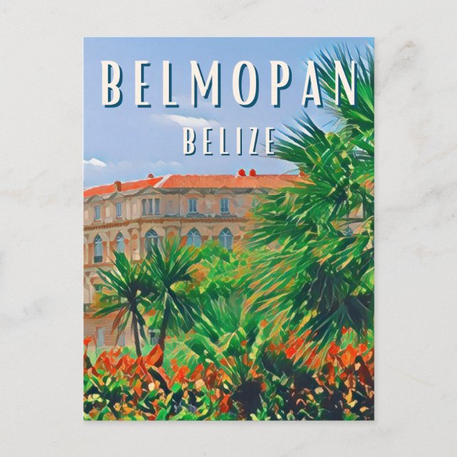 Belmopan, the green city of Belize Postcard (Front)