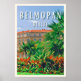 Belmopan, the green city of Belize Poster
