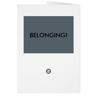 belonging cards