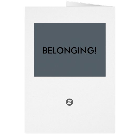belonging cards (Back)