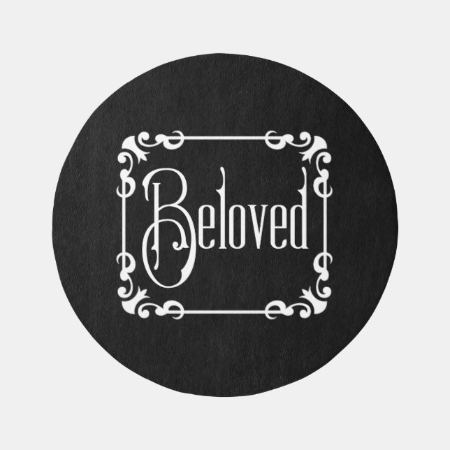 Beloved | Beautiful Gothic Floor Rug (Front)