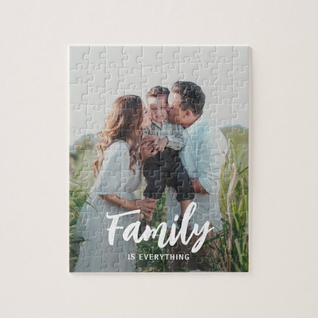Beloved Caption Personalized Photo Puzzle (Vertical)
