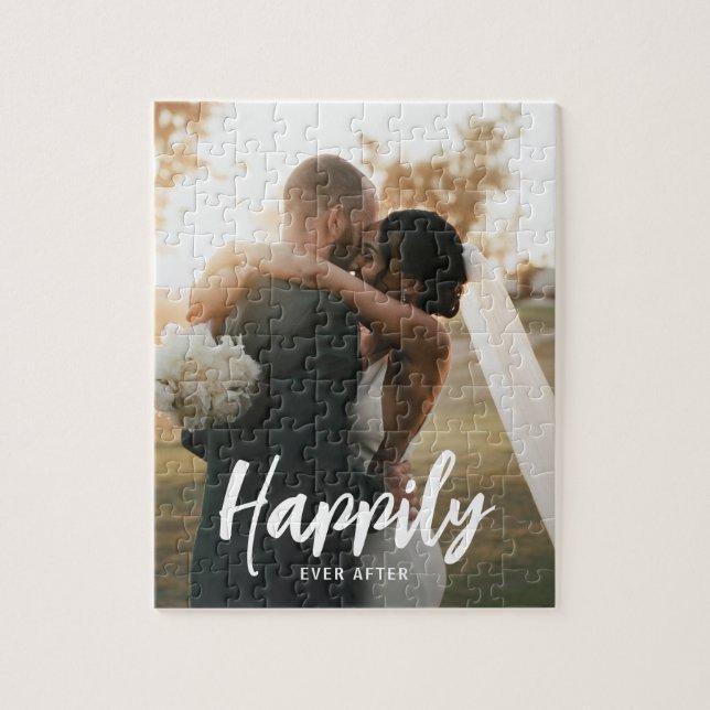 Beloved Caption Personalized Photo Puzzle (Vertical)