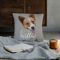Beloved Caption Personalized Photo Throw Pillow