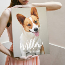 Beloved Caption Personalized Photo Wrapped Canvas Print