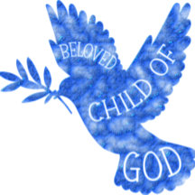 Beloved Child of God Dove Baby Design