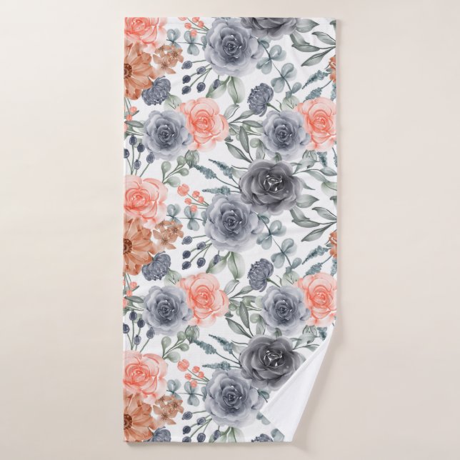 beloved floral   bath towel (Bath Towel)