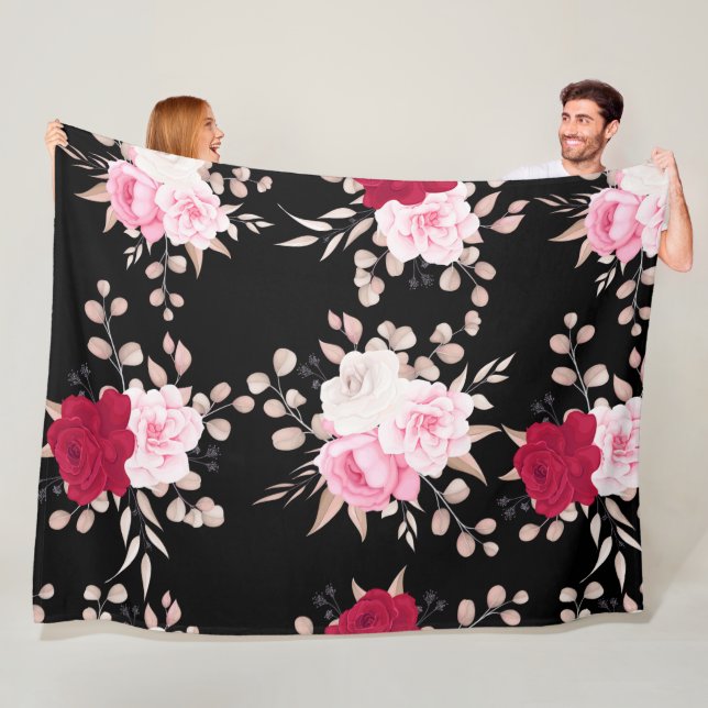 beloved floral fleece blanket (In Situ)