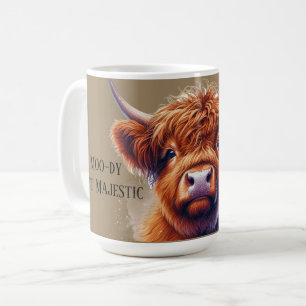 Beloved Highland Cow Moody Majestic Coffee Mug