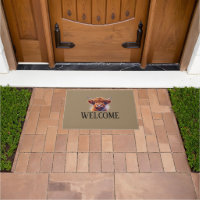 Beloved Highland Cow Welcome Doormat