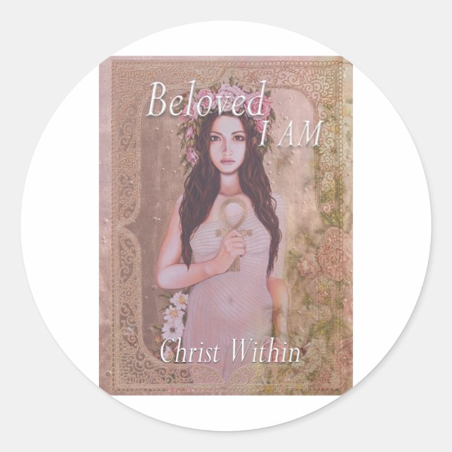 Beloved I Am Classic Round Sticker (Front)