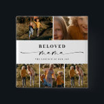 Beloved Mama Mom Happy Mother's Day Photo Collage Button<br><div class="desc">Pin a tribute to love with the "Beloved Mama" Mother's Day Photo Collage Pin. This wearable keepsake gathers smiles, laughter, and tender moments into a patchwork of familial love. Perfect for any mom, sister, daughter, aunt, or grandma, it's a memento of joy and motherhood’s timeless bond. Celebrate her first Mother's...</div>