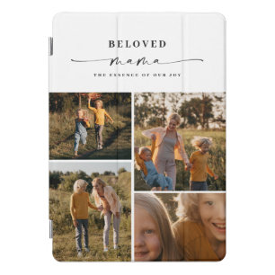 Beloved Mama Mom Happy Mother's Day Photo Collage iPad Pro Cover