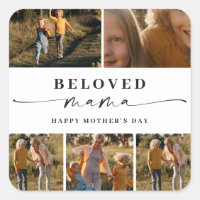 Beloved Mama Mom Happy Mother's Day Photo Collage