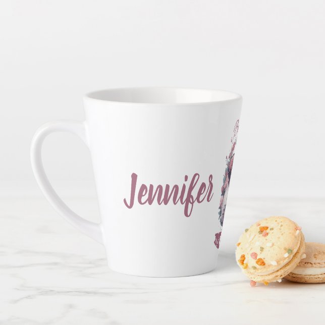 Beloved Mom, daughter kiss, Best Gift Ever, Jenny Latte Mug (In Situ)