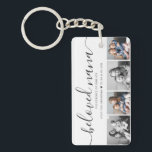 Beloved Nana Grandma Custom Family Photo Keepsake Keychain<br><div class="desc">The "Beloved Nana Keepsake Keychain" is a pocket-sized celebration of her grandkids. As she carries her keys,  she'll also carry the essence of family joy,  making every journey a reminder of her cherished place in your lives. This thoughtful keychain is the key to a grandma's heart.</div>