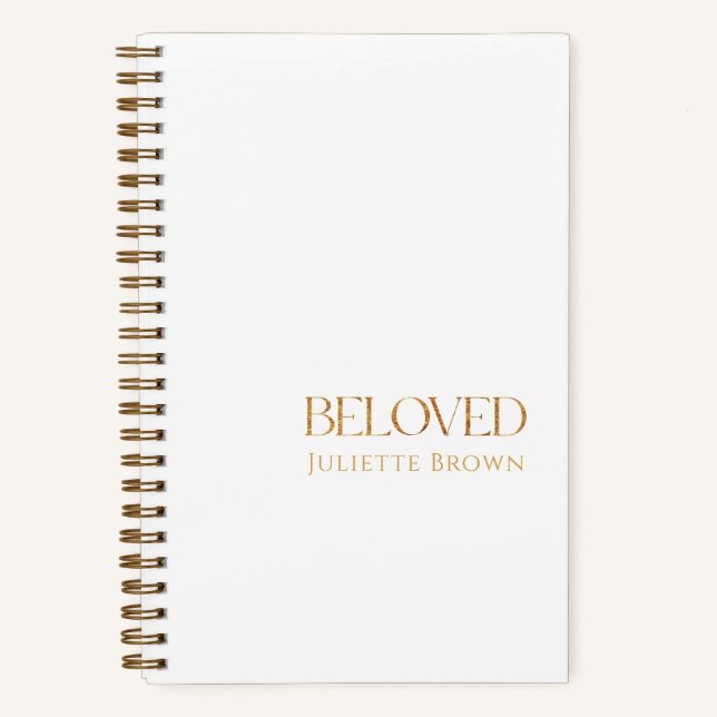 Beloved Personalized Journal (Front)