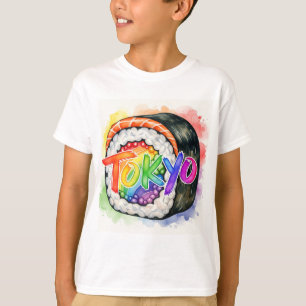  Beloved Tokyo, Fresh Roll, by Natasha Us   T-Shirt