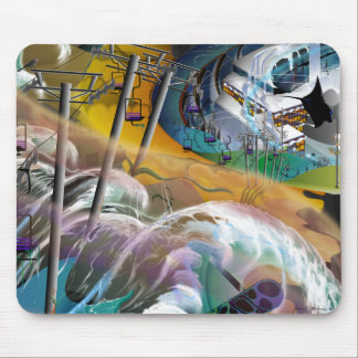 'Below Ski Level' Mouse Pad