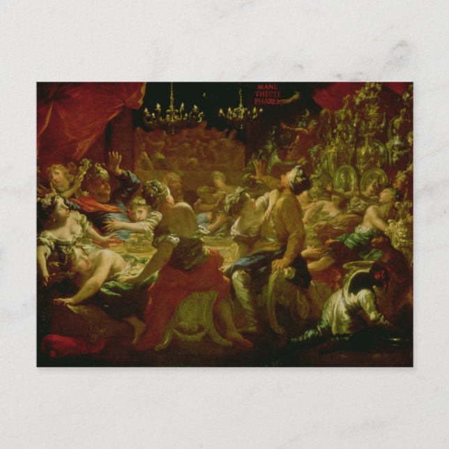 Belshazzar's Feast Postcard (Front)