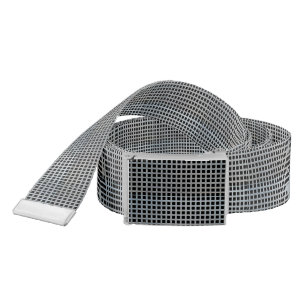 Belt Black Squared Checkered