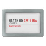 Heath Rd  Belt Buckle