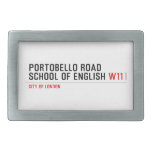 PORTOBELLO ROAD SCHOOL OF ENGLISH  Belt Buckle