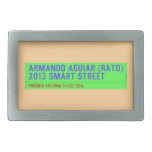 armando aguiar (Rato)  2013 smart street  Belt Buckle