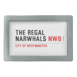 THE REGAL  NARWHALS  Belt Buckle