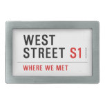 west  street  Belt Buckle