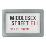 MIDDLESEX  STREET  Belt Buckle