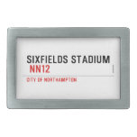 Sixfields Stadium   Belt Buckle