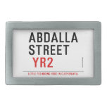 Abdalla  street   Belt Buckle