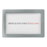 IRISH QUEER STREET  Belt Buckle