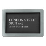 LONDON STREET SIGN  Belt Buckle