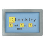 Chemistry
 Think Tac Toe  Belt Buckle