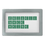 Periodic
 Table
 Writer  Belt Buckle