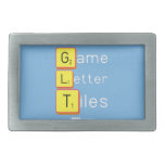 Game
 Letter
 Tiles  Belt Buckle