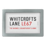 whitcrofts  lane  Belt Buckle