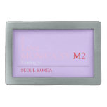 I Love MONiCA.SY  Belt Buckle