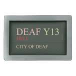 deaf  Belt Buckle
